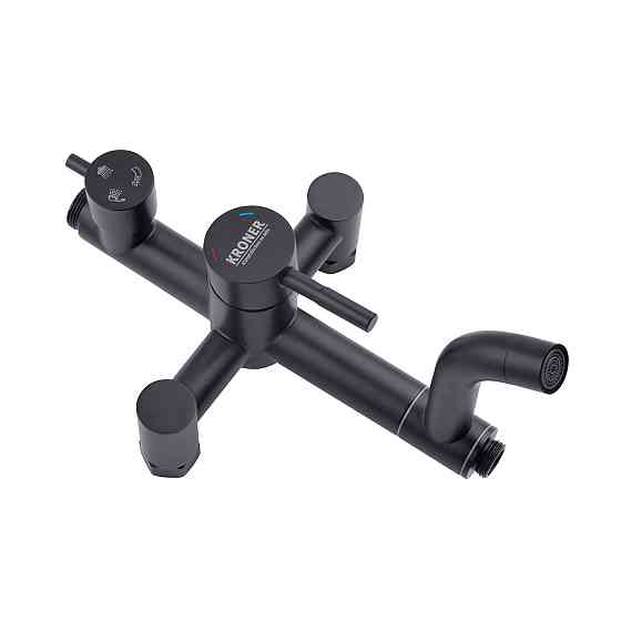 Душевая система для ванны Kroner KRP Edelstahl Klassisch - SCH063 черная Киев