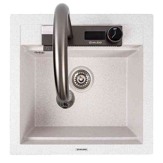 VALESO Українська: Кухонна гранітна мийка VALESO 5149 VIVA топаз Коломыя