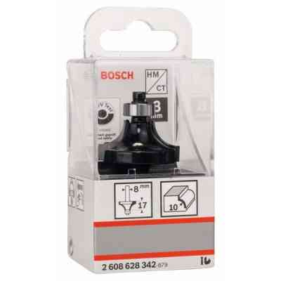 Фреза Bosch Professional карнизная, Std, S8, R10, L16.5 (2.608.628.342) Винница