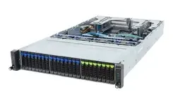 Сервер Gigabyte R283-S92 AAJ3, RACK 2U, DP, 4Gen. Intel Xeon Scalable, 8x2.5" NVMe + 16x2.5" SATA/SAS, 2xGbE, Red. PSU, IPMI Київ - фото 1