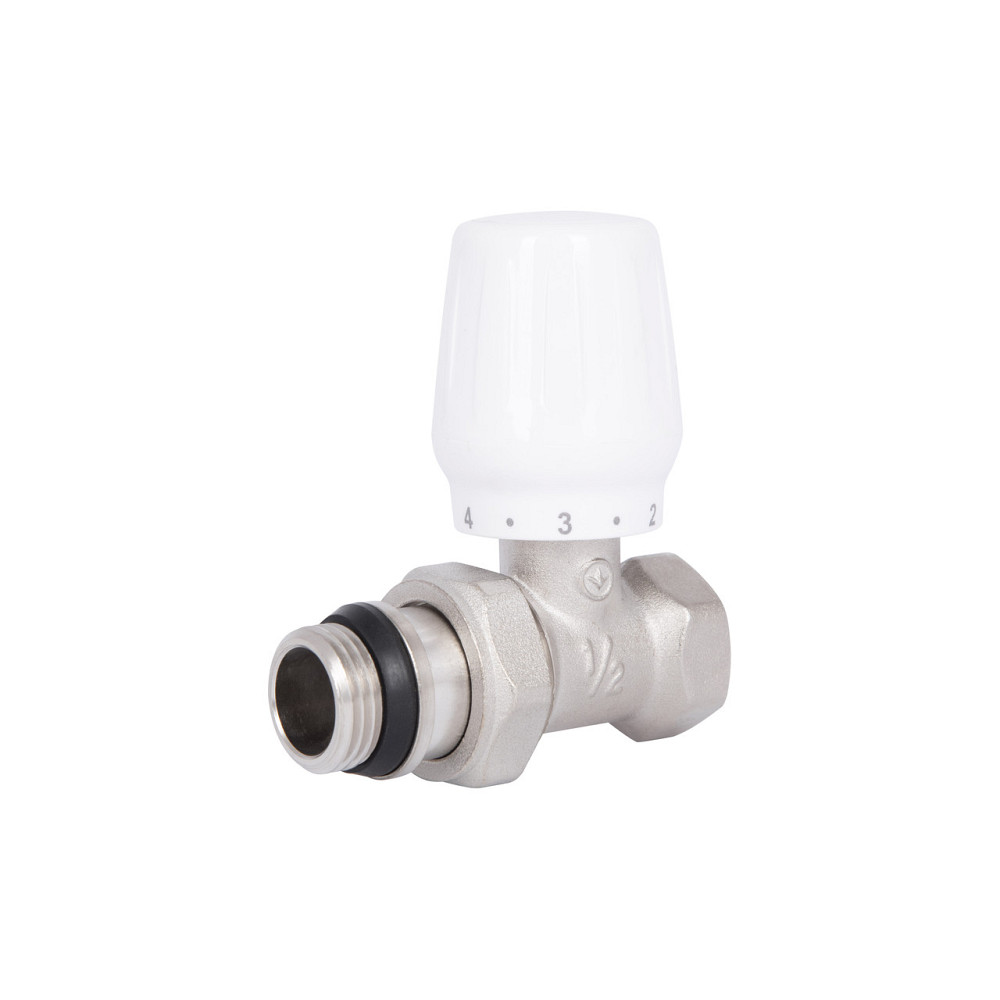 Кран радіаторний Thermo Alliance Base 1/2" ВН з антипротіканням прямий SD226W15 Київ - фото 6