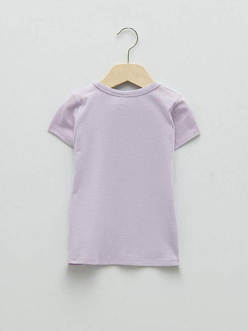 Дитяча Футболка для Дівчинки з принтом Disney LC Waikiki Бузкова 9-12міс (74-80см) Київ - фото 6