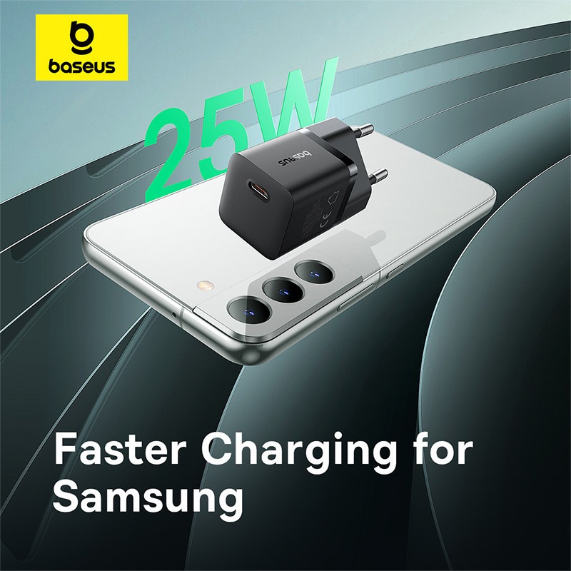 Мережевий зарядний пристрій Baseus GaN5 Fast Charger (mini) 1C 25W EU Cluster Black Одеса - фото 10
