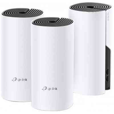 Точка доступа Wi-Fi TP-Link DECO E4 3 pcs AC1200, 2xFE LAN/WAN, MESH, MU-MIMO, Beamformi (DECO-E4-3-PACK) Винница