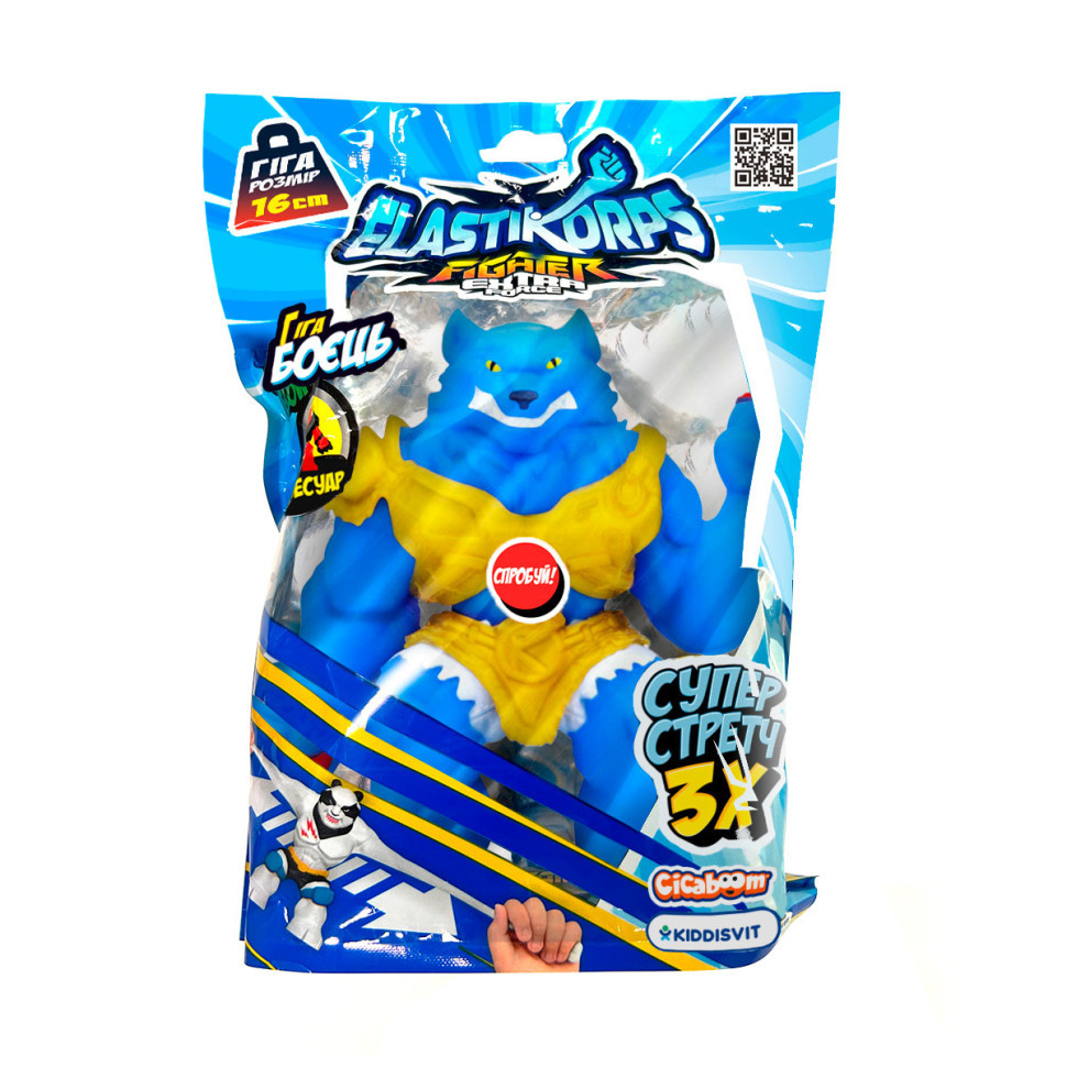 Стретч-игрушка Волк Блупус Elastikorps DAM-2024-16-F-4 серии «Extra Force» Винница - изображение 2