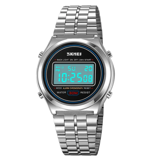 Чоловічий наручний годинник Skmei 2146 вінтаж Сріблястий Київ - фото 3