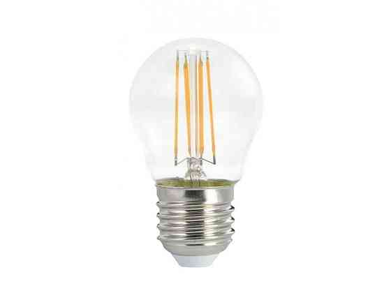Лампа Filament G45 Е27 4000K (075-N) ТМ LUXEL Киев