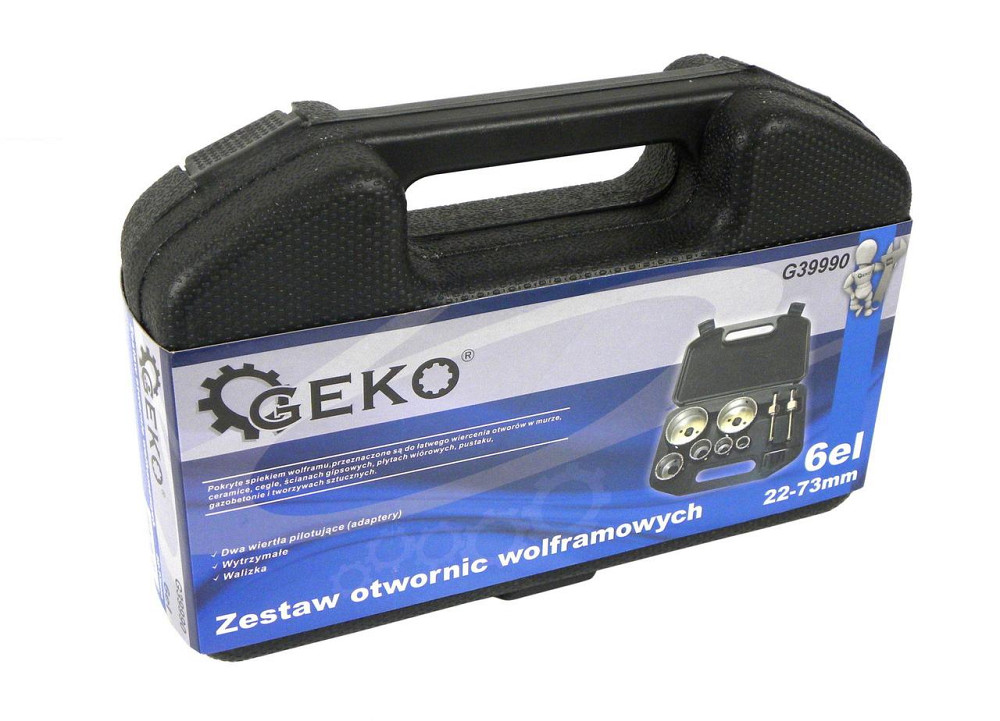 Коронки вольфрамові "GEKO" для керамічної плитки [к-т 6шт](22, 28, 35, 44, 68, 73мм) Киев - изображение 4