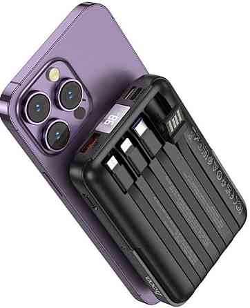 Повербанк Hoco J135 10000mAh MagSafe 15W підставка кабелі. Харків