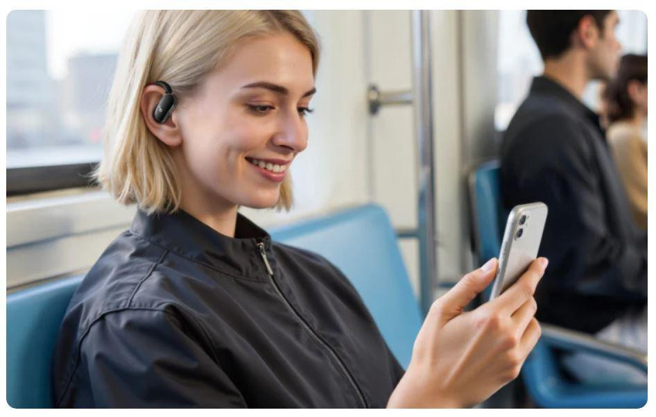 Bluetooth-гарнітура Anker SoundCore V40i Black (A3878G11) ( Чорний ) Харьков - изображение 4