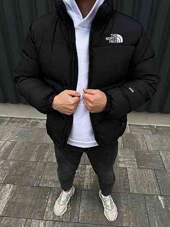 Чоловіча зимова чорна куртка the north face, пуховик зе норт фейс водонепроникний тепла куртка TNF Львів