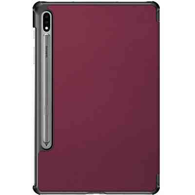 Чехол для планшета BeCover Smart Case Samsung Galaxy Tab S7 (SM-T875)/S8 (SM-X700/SM-X706) Red Wine (705224) Винница