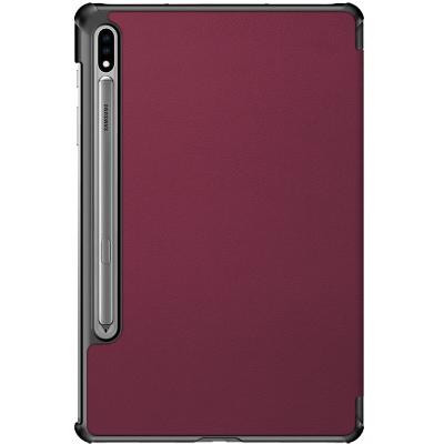 Чехол для планшета BeCover Smart Case Samsung Galaxy Tab S7 (SM-T875)/S8 (SM-X700/SM-X706) Red Wine (705224) Винница - изображение 2