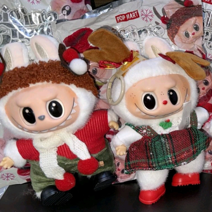 Лабубубу новорічна рандомний колір Київ - фото 1