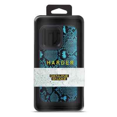Чохол до мобільного телефона Harder Genuine Snake Apple iPhone 14 Pro Max Dark Blue (ARM76790) Вінниця