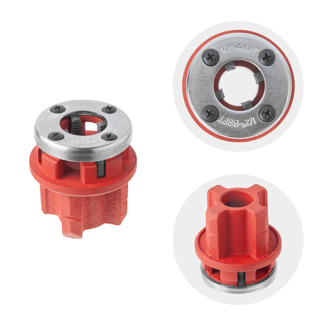 Набір плашок трубних 3 шт, для нарізання різьби: 1/2", 3/4", 1" Львів - фото 9