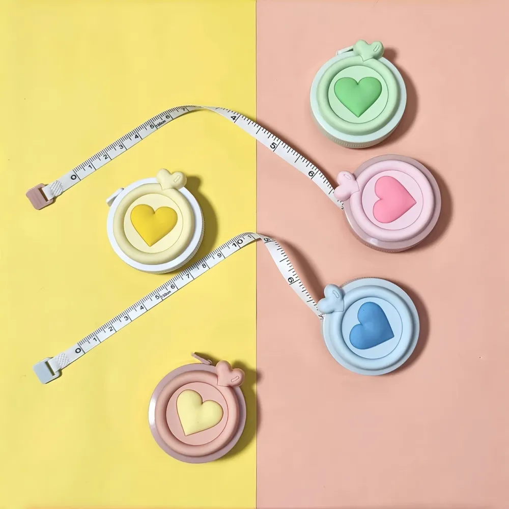 Сантиметр рулетка в форме сердца 150 см – двусторонняя, портативная, измерительная лента для тела и  Киев - изображение 1