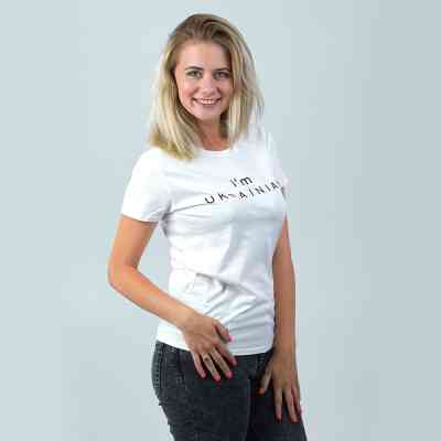 Футболка Sol's Pioneer Women I'am Ukrainian білий XXL (03579102/138XXL) Винница