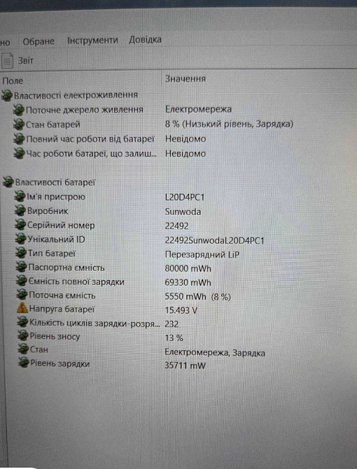 Игровой ноутбук Lenovo LEGION 5 15ITH6H i5-11400h RTX3060 Харьков - изображение 1