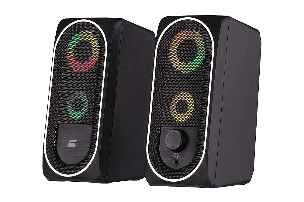 Акустична система 2E PCS234 RGB, 2.0, USB, Black Київ - фото 2