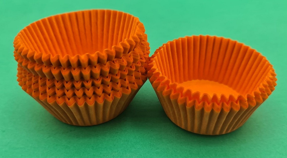 Тартолетка для чізкейк "Кругла помаранчева"D45 H26 (100шт)/6а/ (1 уп.) Харків - фото 1