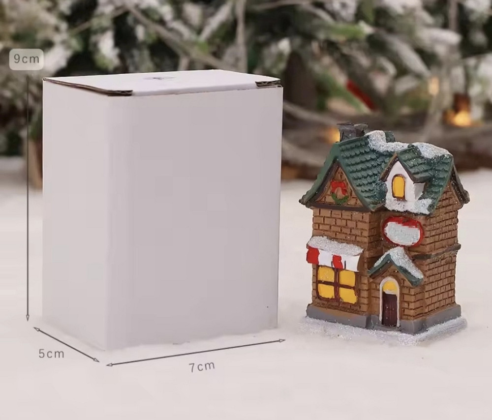 Різдвяний будиночок з підсвіткою на батарейках Смела - изображение 2