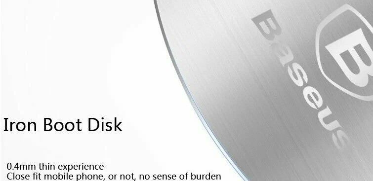 Комплект пластин Baseus Magnet Iron Suit ACDR-A0S для магнітного тримача (2шт, Круглі) Николаев - изображение 4