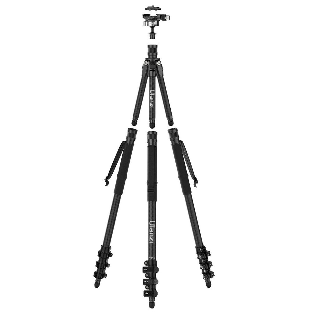 Штатив-монопод туристичний карбоновий з трекінговими палицями 15-146см Ulanzi TT35 Київ - фото 1
