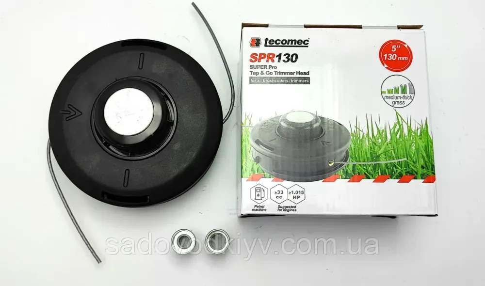 Косилочная головка Tecomec 50769019 SUPERPRO D130 M10*1 M12*1.5 Коломыя - изображение 1