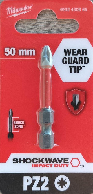 Біта SHOCKWAVE MILWAUKEE, PZ2, 50мм Одеса - фото 2