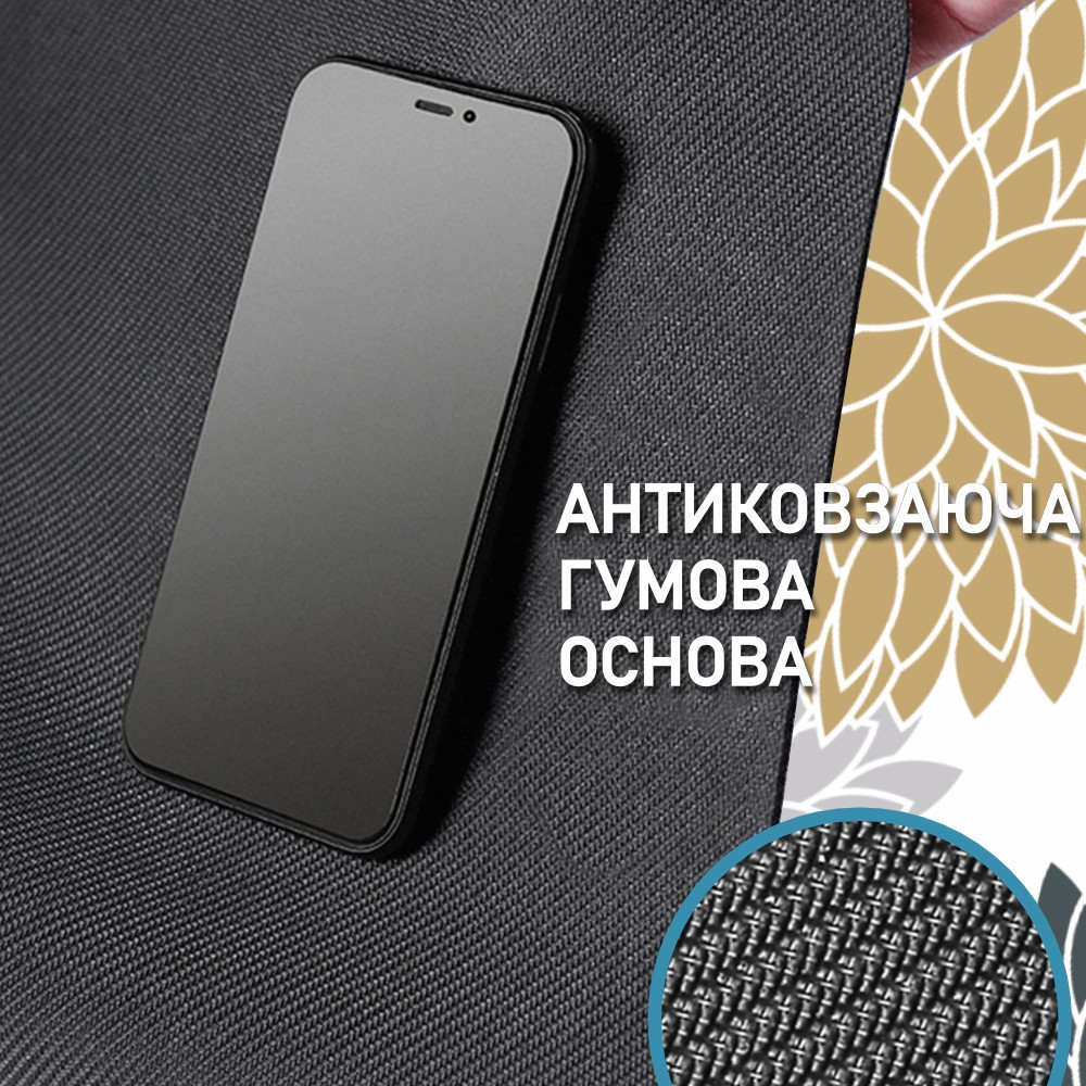 Суперпоглощающий Антискользящий Коврик Aquarius для ванной и кухни 50 х 80 см Серые/Бежевые Цветы Буча - изображение 6