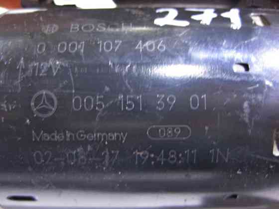 Mercedes-Benz  A0051513901 Стартер для двигуна M271 R4 1.8 kompressor E-Class W211 W212 C-Class W203 W204 SLK R171 Одесса