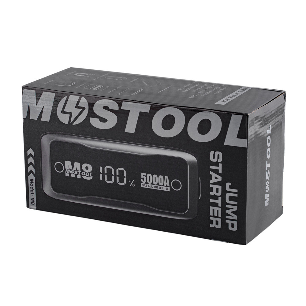 Пусковое устройство Jump Starter для авто MOSTOOL M8 (5000A) 88,80Wh/24000mAh Киев - изображение 10