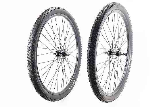 Колеса 29" переднє+заднє, з шинами KENDA, Disk-brake, обід алюм., втулка 14Gx36H, під вільнобіг, кріпл. ексцентрик Київ