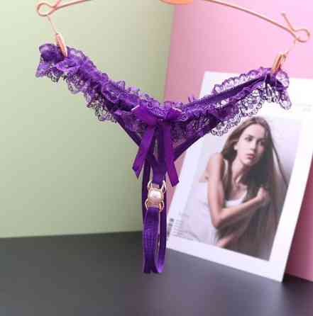 Трусики з розрізом унісекс універсальний фіолетовий Київ