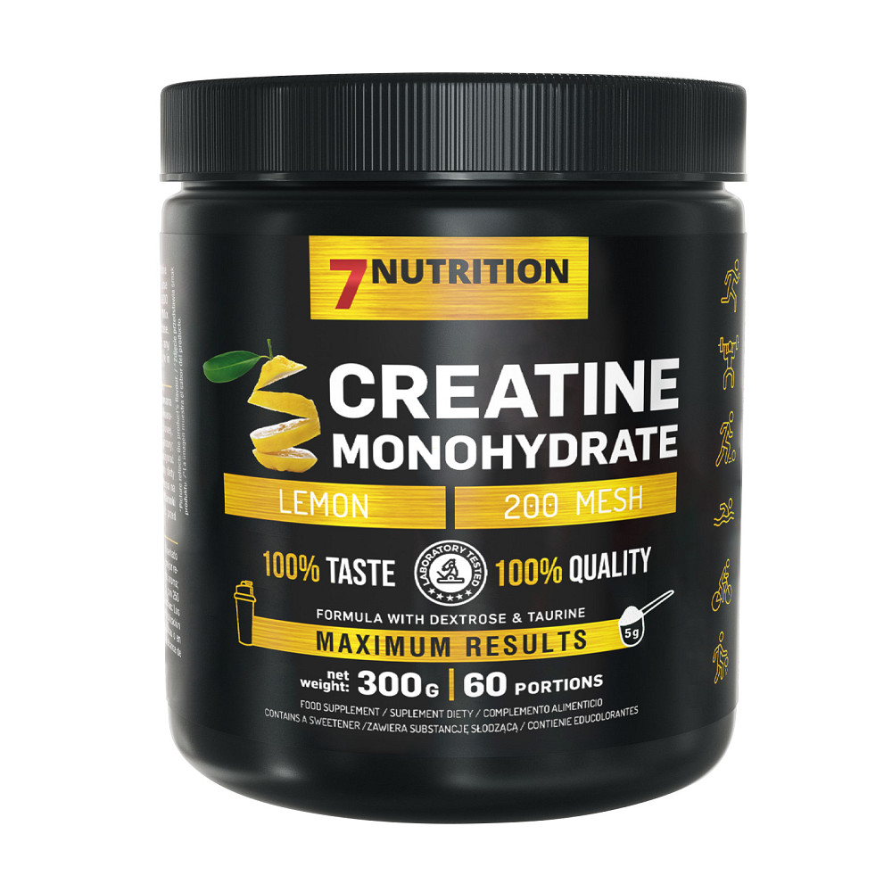 Креатин 7 Nutrition Creatine Monohydrate 300 g, Lemon - Lime Луцк - изображение 1