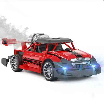 Автомобіль на пульті управління з парою і підсвічуванням 1:20 червоний коробка з невеликим дефектом Київ