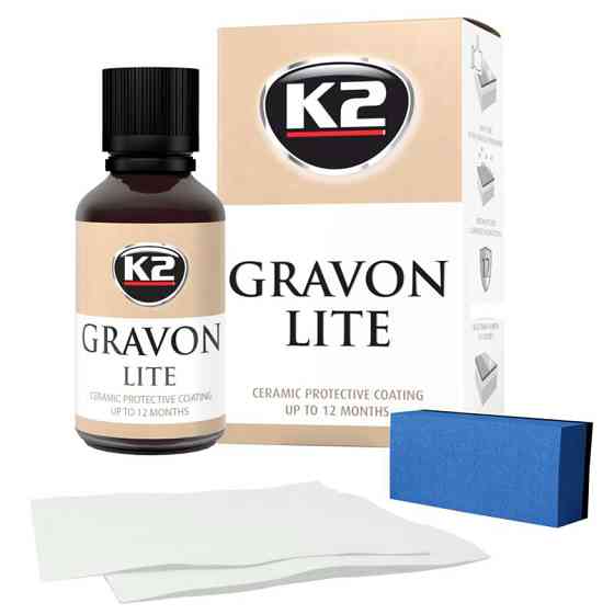 Набор керамического покрытия K2 Gravon Lite Set 50мл с аппликатором и салфетками Львов