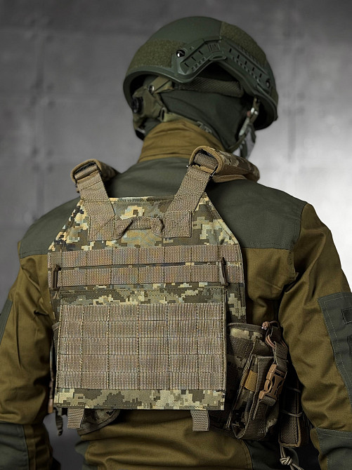 Плитоноска в зборі з плитами 4 клас із підсумками з камербандом під плити Одеса - фото 5