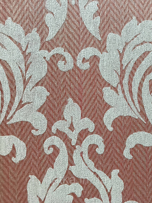 Текстильні шпалери на флізеліновій основі Cador Rasch Textil 086576 вензелі світло-бурштиновий тарракотовый Київ - фото 5