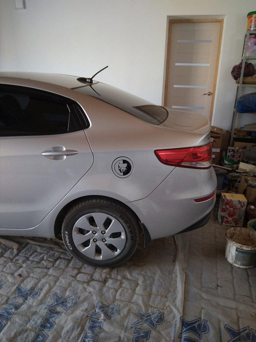 Наклейка на авто Пітбуль Чорна Київ - фото 3