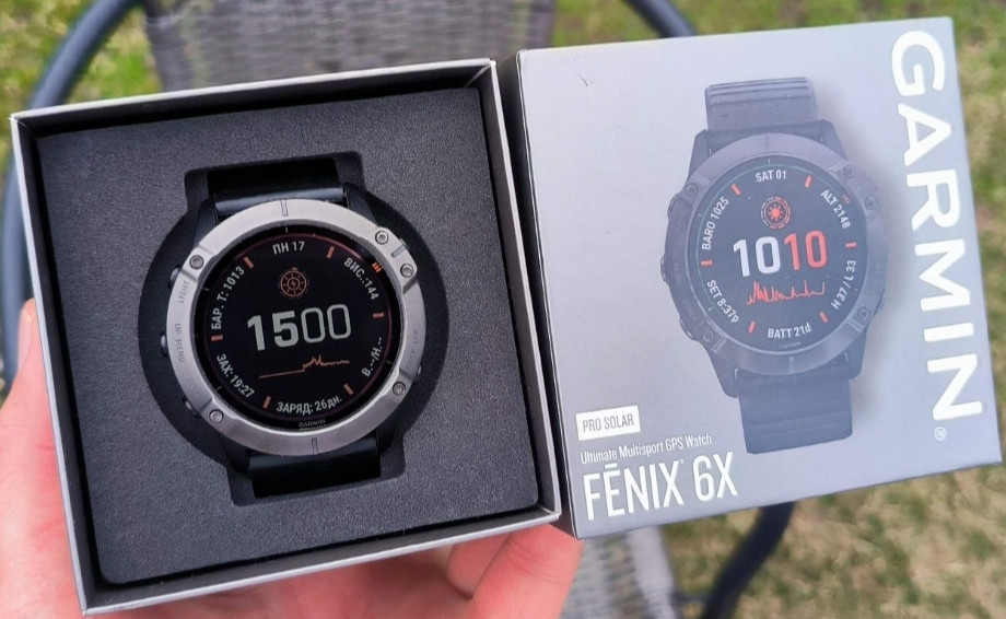 Garmin Fenix 6 X PRO Solar Titanium Київ - фото 1