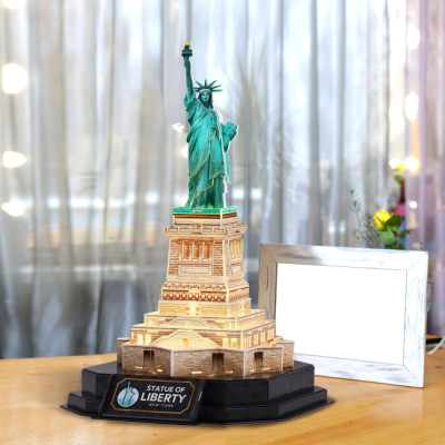 Пазл Cubic Fun тривимірний Статуя Свободи з LED підсвіткою (L536h) Вінниця - фото 3