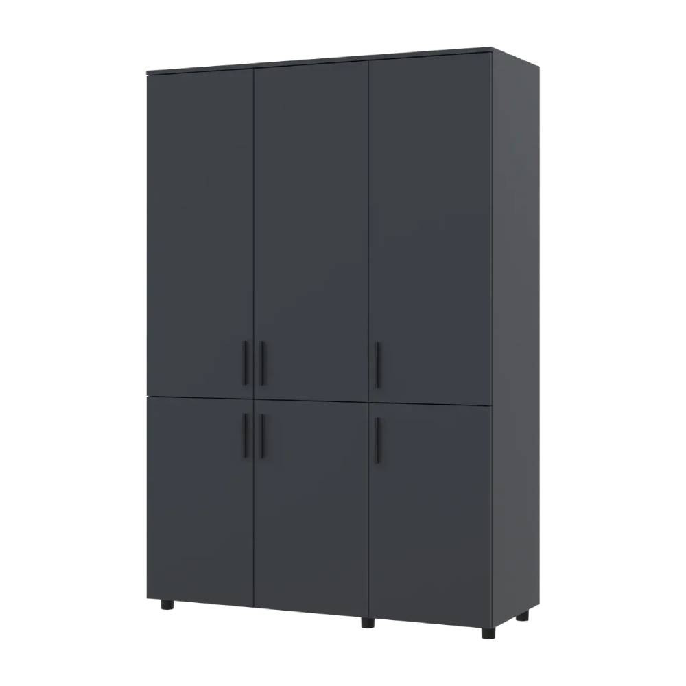 Шафа для одягу Doros Торн Антрацит 3 ДСП (штанга) 135х51.6х200 (DRS-012083) Дніпро - фото 2