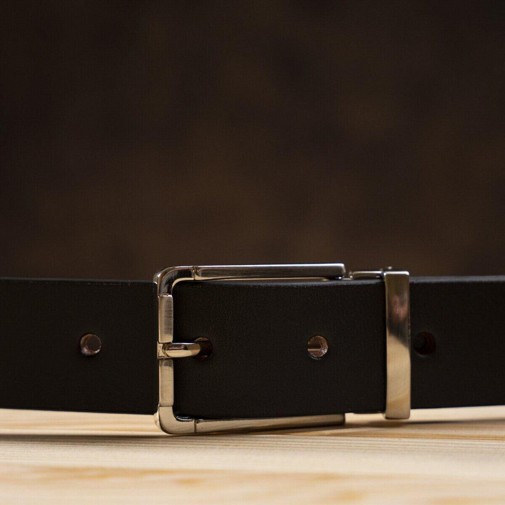 Ремінь чоловічий GRANDE PELLE 11065 шкіра Коричневий Київ - фото 7