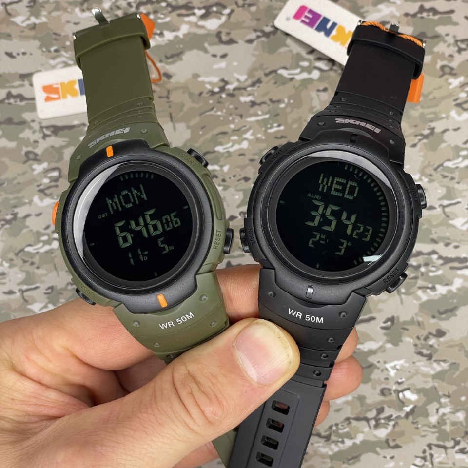 Skmei 1231AG Military Smart Watch + Co,ass SBR Київ - фото 3