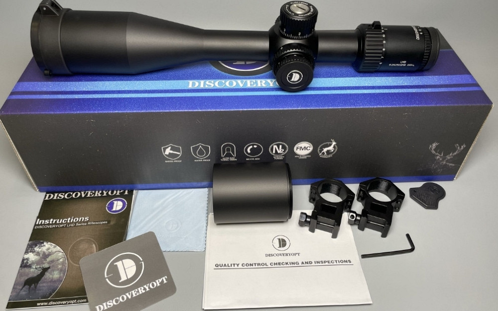 Оптический прицел Discovery LHD 6-24x50 IR FFP Оптичний приціл оптика. Київ - фото 7