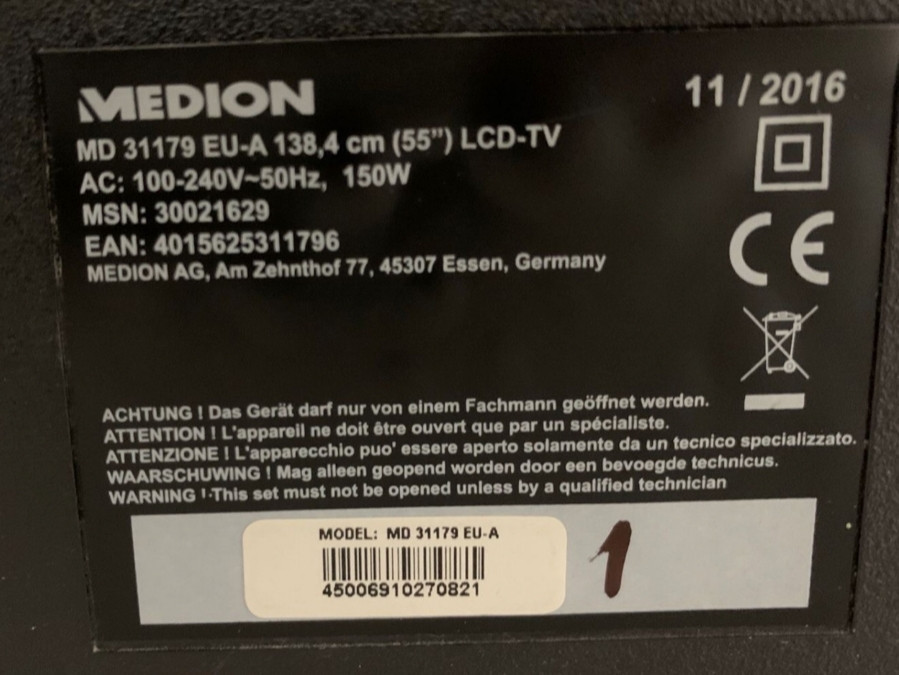 Телевізор Medion 55 4K Київ - фото 1