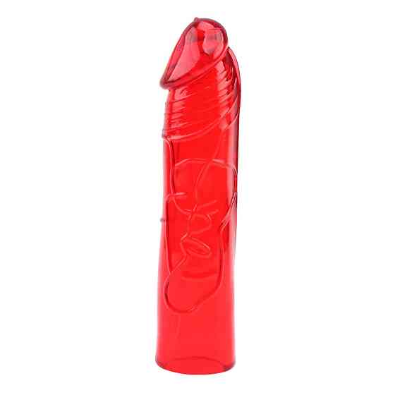 Набор вибратор + 2 насадки Chisa Hotstorm Hers Dildo Kit красный Sex Aura Киев