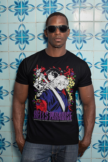 Футболка для мальчика аниме Хелл С Парадисе Джигокураку оверсайз (рост от 165 до 180 ) Черний AnimeJ0144m Днепр - изображение 8